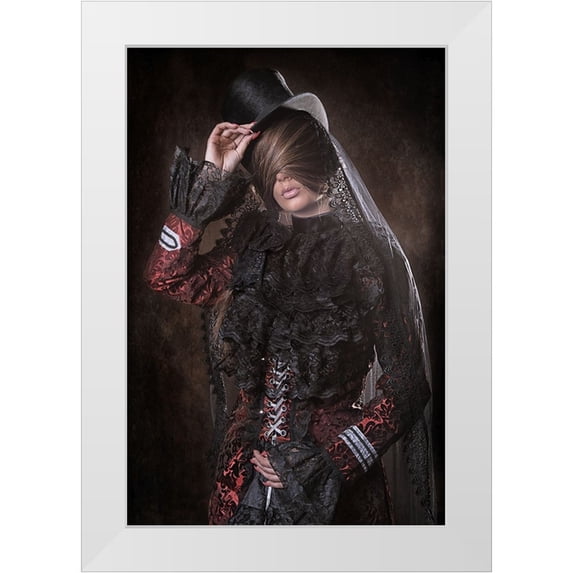 Kayen-Mouthaan, Carola 13x18 White Modern Wood Framed Museum Art Print Titled - Mistery Girl