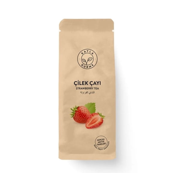Kayla Gurme Strawberry Fruit Tea 11 lb (5 kg) | Real Strawberry Pieces | Instant Powder Drink | Hot & Iced | Naturally Sweetened | No Artificial Additives