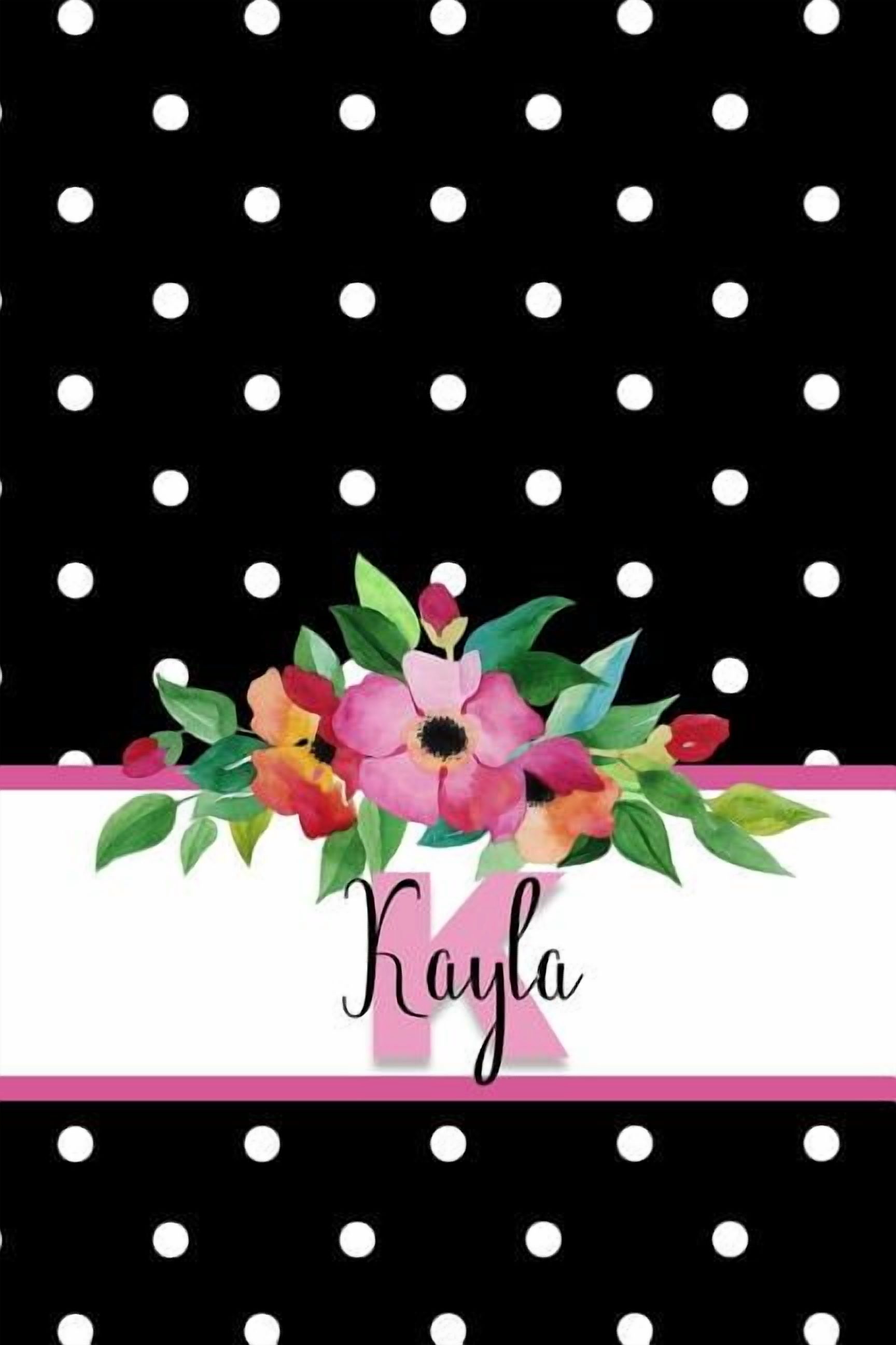 Kayla: Personalized Journal with Name and Monogram Initial with Lined ...