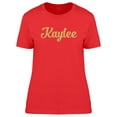 thumbnail image 1 of Kaylee In Gold sparkle T-Shirt Women -Image by Shutterstock, Female Large, 1 of 2