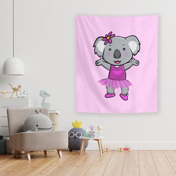 Kaylee the Koala Wall Tapestry by Dancing Littles Jungle
