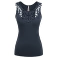 thumbnail image 1 of Kaylee_xo Sexy Women's Low-cut Sleeveless Racerback Fitted Lace Summer Tank Top Shirt, 1 of 1