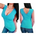 thumbnail image 1 of Kaylee_xo Sexy Women's Sleeveless Low-Cut Deep V Neck Lace Detail Open Back Summer Tank Tops, 1 of 1