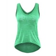 thumbnail image 1 of Kaylee_xo Sheer Burnout Flowy Racerback Mesh Relaxed Workout Sleeveless Tank Top, 1 of 1