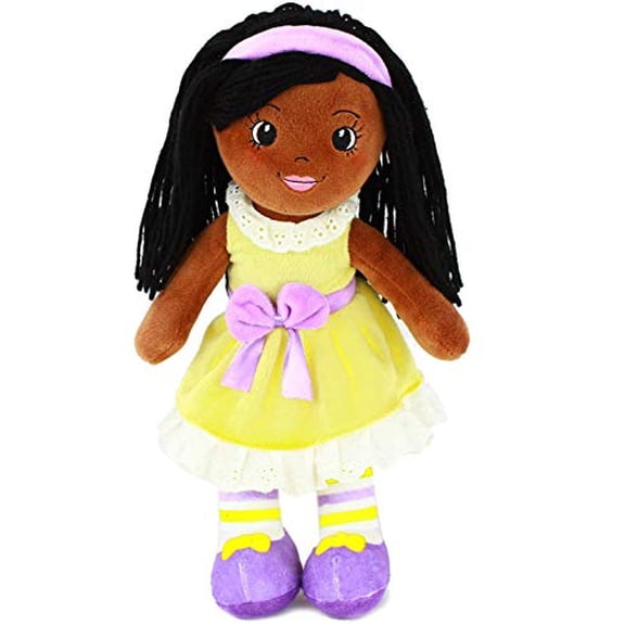 Playtime by Eimmie Soft Rag Doll for Girls - 14" First Baby Doll for Kids - Plush Baby Toy - Safe for All Ages (Kaylie)