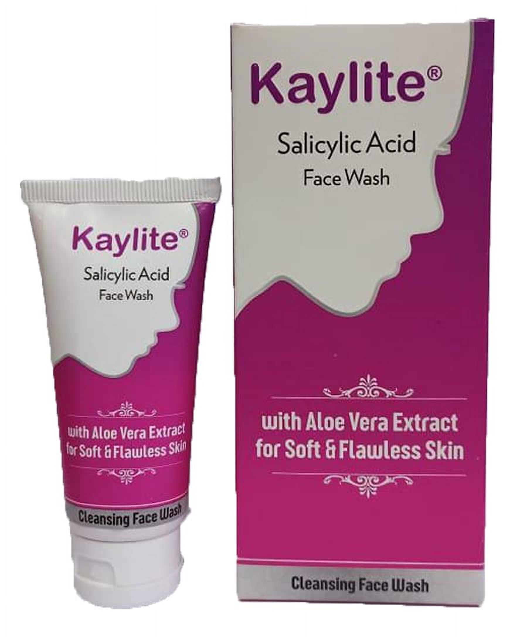 Kaylite Salicylic Acid Face Wash with Aloe Vera Extract for Soft and