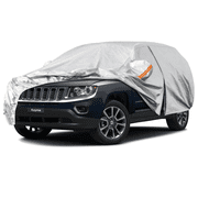 Kayme 6 Layers Waterproof Silver Matte Car Cover, Custom Fit for Jeep Compass 2006-2025