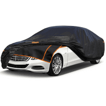 Kayme Anti Hail Multilayer Thickened Full Car Cover, Outdoor Waterproof All Weather Universial Fit for Sedan 186 to 193 inch