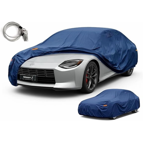 Kayme Custom Fit Car Cover for Nissan 350Z (2003-2026), Waterproof All Weather Outdoor Protection, Breathable Sedan Coupe & Convertible Car Cover
