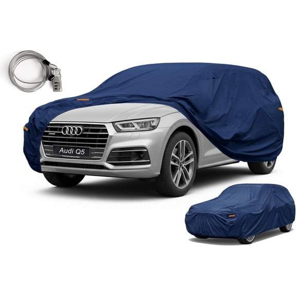 Kayme Custom Fit SUV Car Cover for Audi Q5/SQ5 (2009-2026), Waterproof Outdoor Protection, Breathable Audi Q5/SQ5 SUV Car Cover