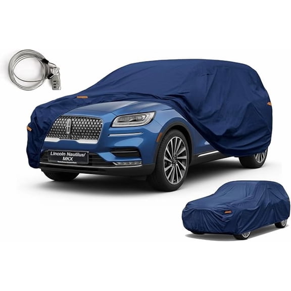 Kayme Custom Fit SUV Car Cover for Lincoln Nautilus (2019-2026), Waterproof All Weather Outdoor Protection, Breathable SUV Car Cover