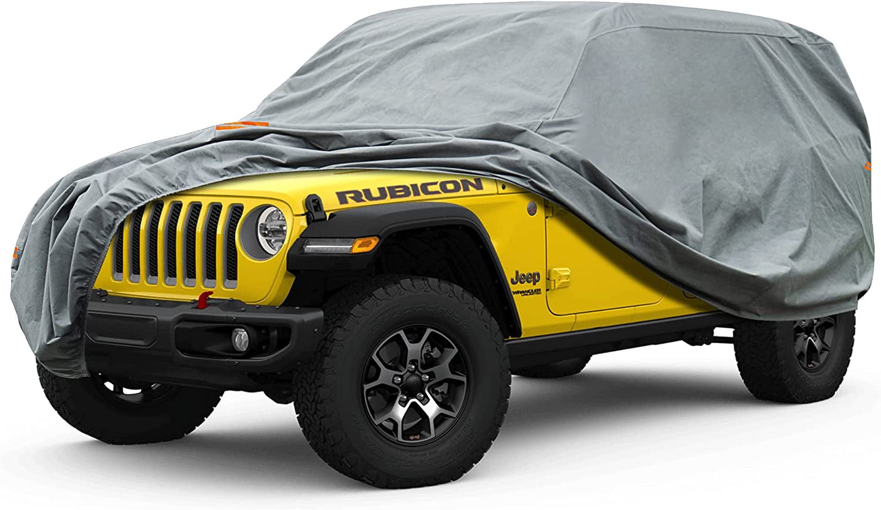 Kayme Heavy Duty Jeep 4dr Car Cover, Custom Fit Jeep Wrangler Unlimited