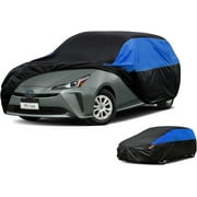 Kayme Lightweight Full Exterior Cover for Automobiles Outdoor Sun UV Rain Dust Snow Wind Protection,Custom Fit 01 Toyota Prius Waterproof All Weather Car Cover