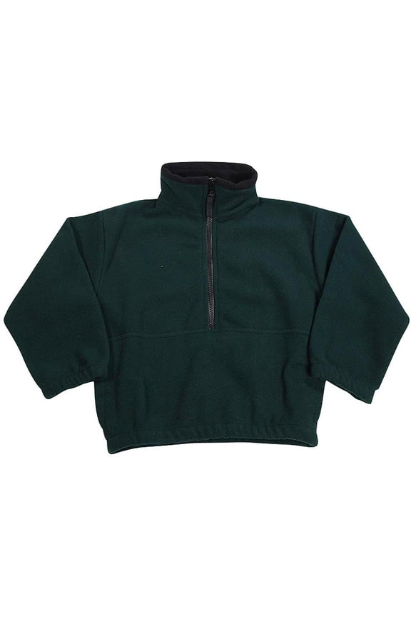 Kaynee - Big Boys Polar Fleece 1/2 Zip Pullover 38366-7/8 (Hunter)