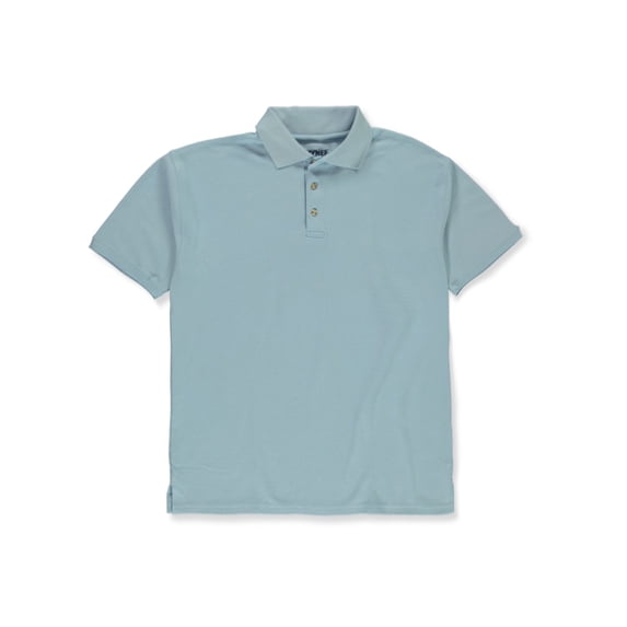Kaynee Men's S/S Pique Polo (Adult Sizes S - XXL) - blue, m (Big Boys)