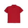 thumbnail image 1 of Kaynee Men's S/S Pique Polo (Adult Sizes S - XXL) - red, m (Big Boys), 1 of 2