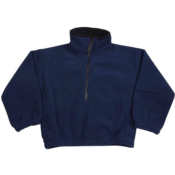 Kaynee - Mens Polar Fleece 1/4 Zip Pullover 38545-Large (navy)