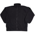 thumbnail image 1 of Kaynee - Mens Polar Fleece Zip Jacket 38442-Small (Black), 1 of 3