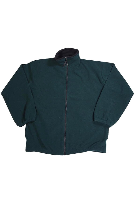 Kaynee - Mens Polar Fleece Zip Jacket 38444-Small (hunter)