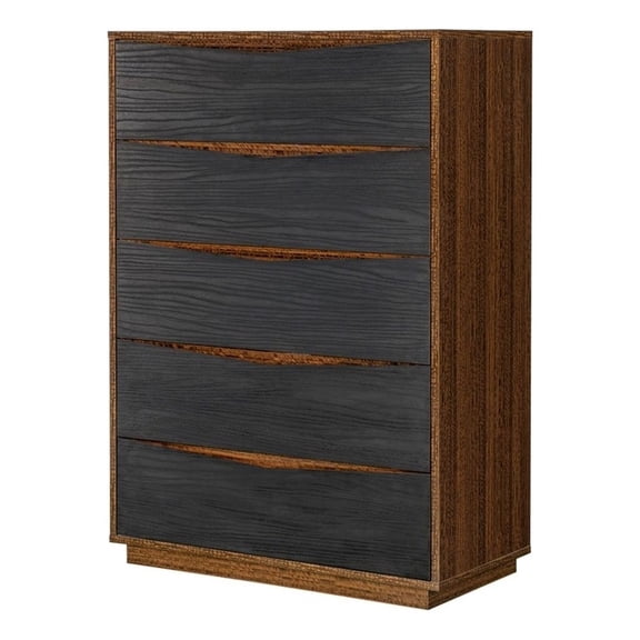 Kayner 5-Drawer Chest - Charcoal