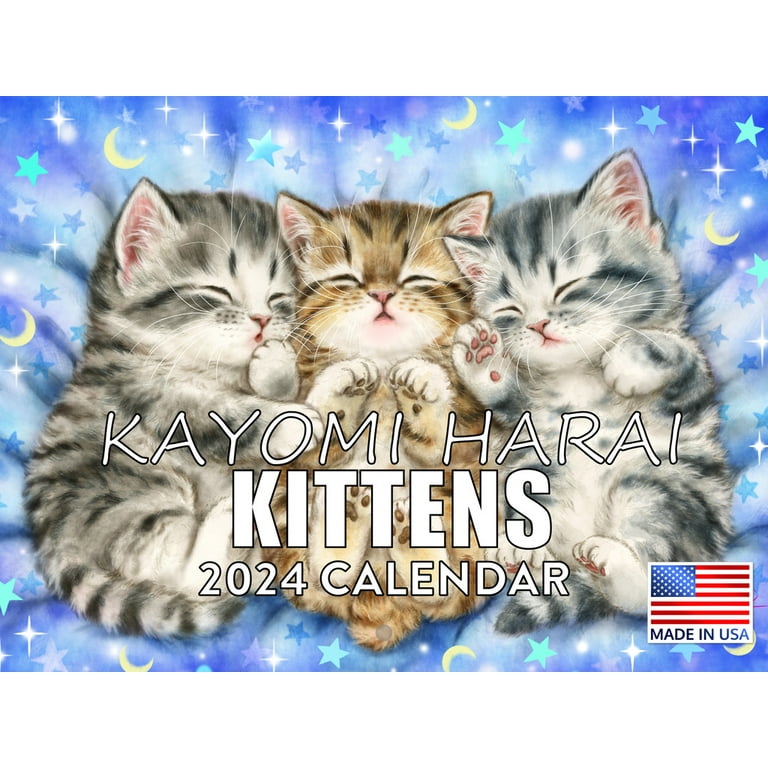 2024 Cats In Art Wall Calendar -12 Months Premium Planner Gift