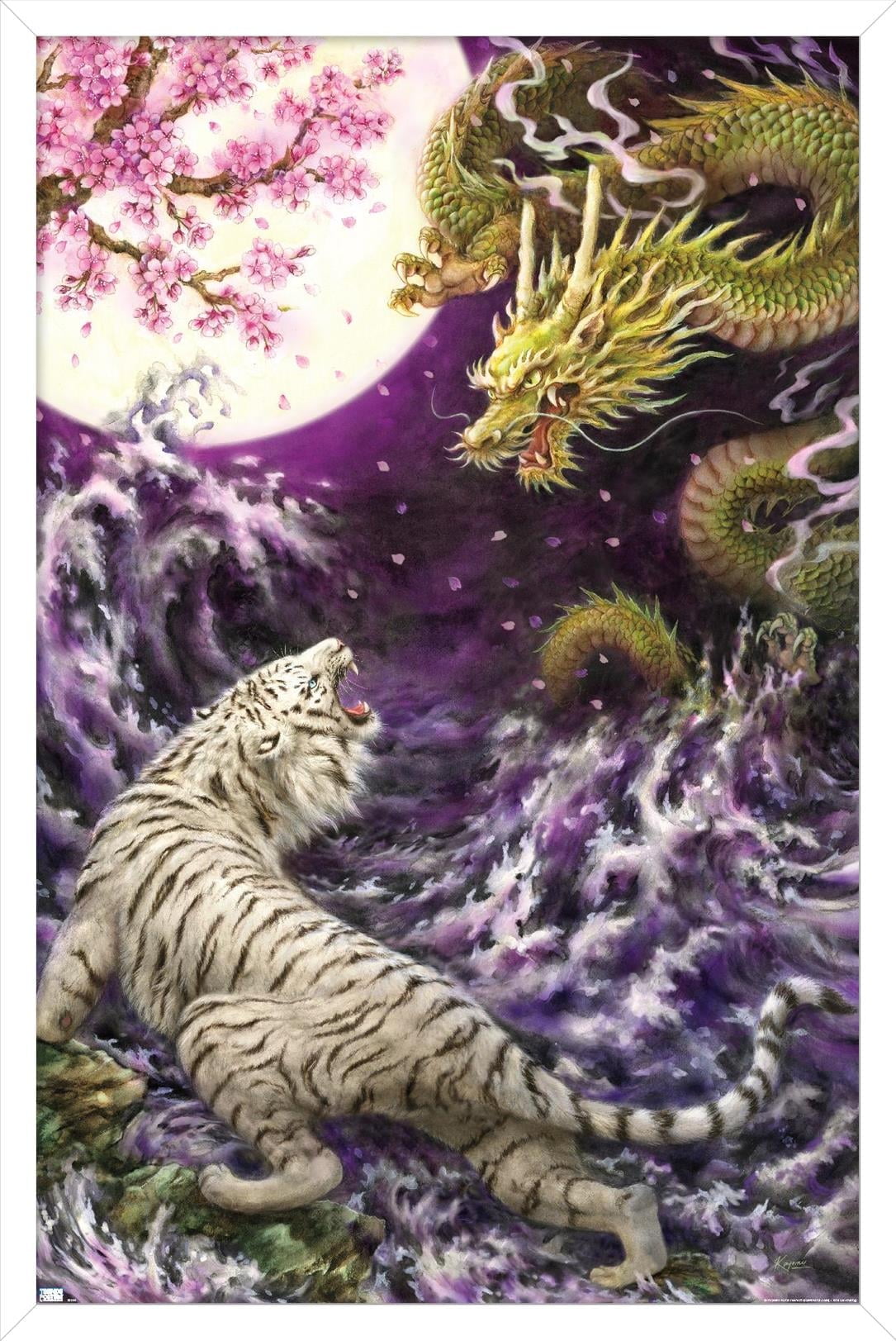3D Tiger Cloud 5568 Kayomi Harai Wall Mural Wall Murals