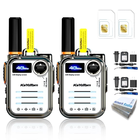 Kayotom Global Walkie Talkies Long Range Adult Fast Walkie Talkie Gmrs Cb Radio Two Way Radio, 2Pcs