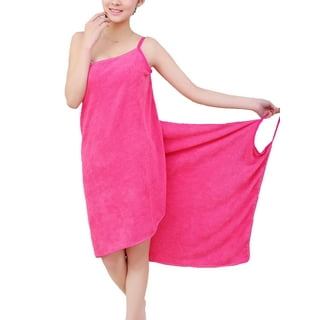 WALFRONT 6 Colors Women Soft Spa Bath Body Wrap Set Towel Bathrobe With  Fast Dry Hair Drying Cap, Bath Towel Wrap, Spa Wrap Towel