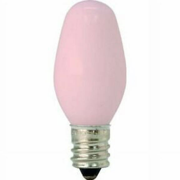 Kayronica Ecom LLC 4 Watt Light Bulbs, Pink (2 Pack)