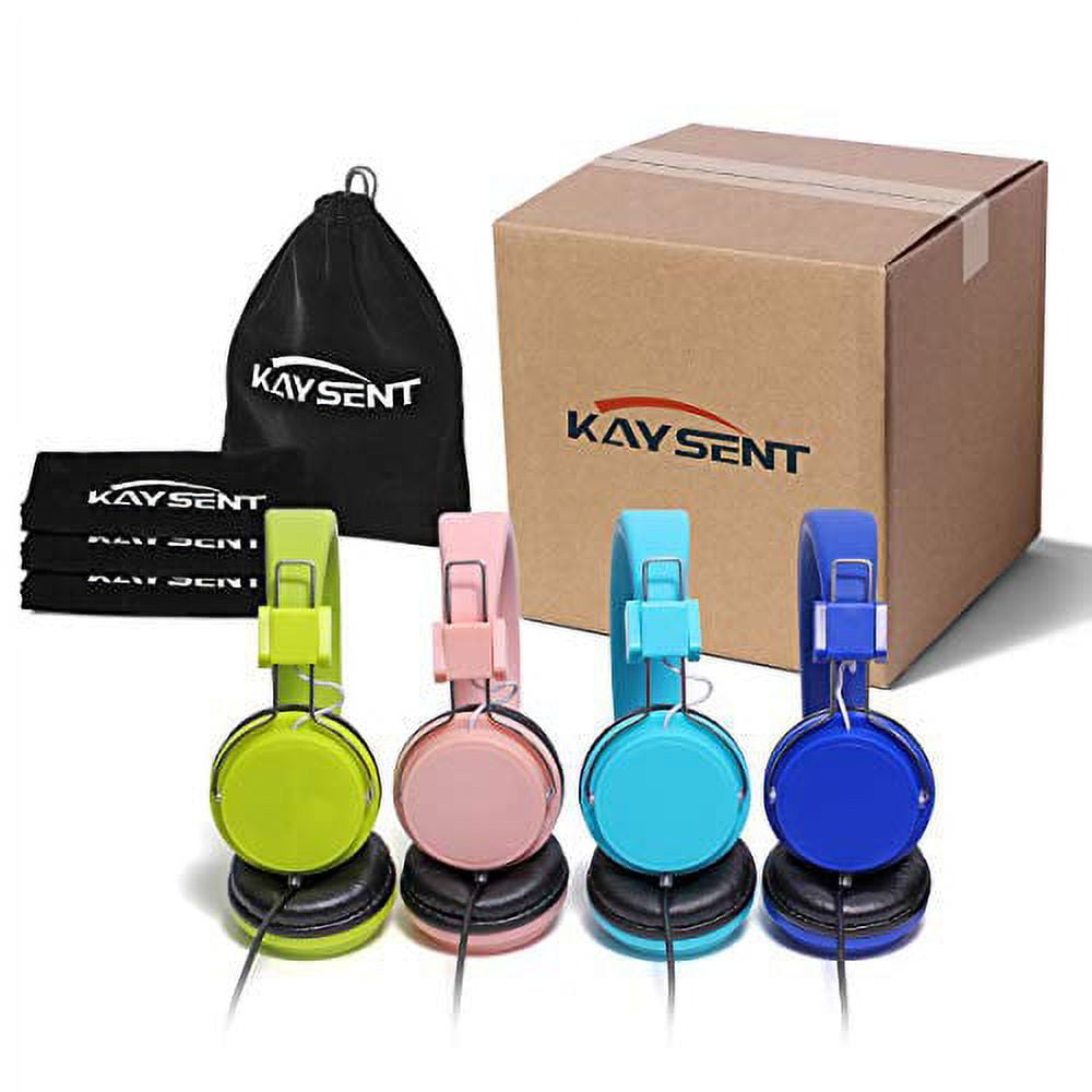Kaysent Heavy Duty Classroom Headphones Set for Students - (KHPB