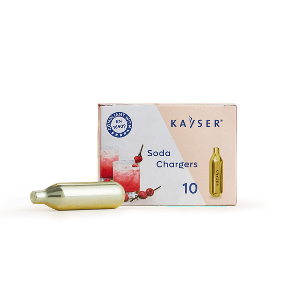 Kayser Seltzer Soda Chargers - Box of 10