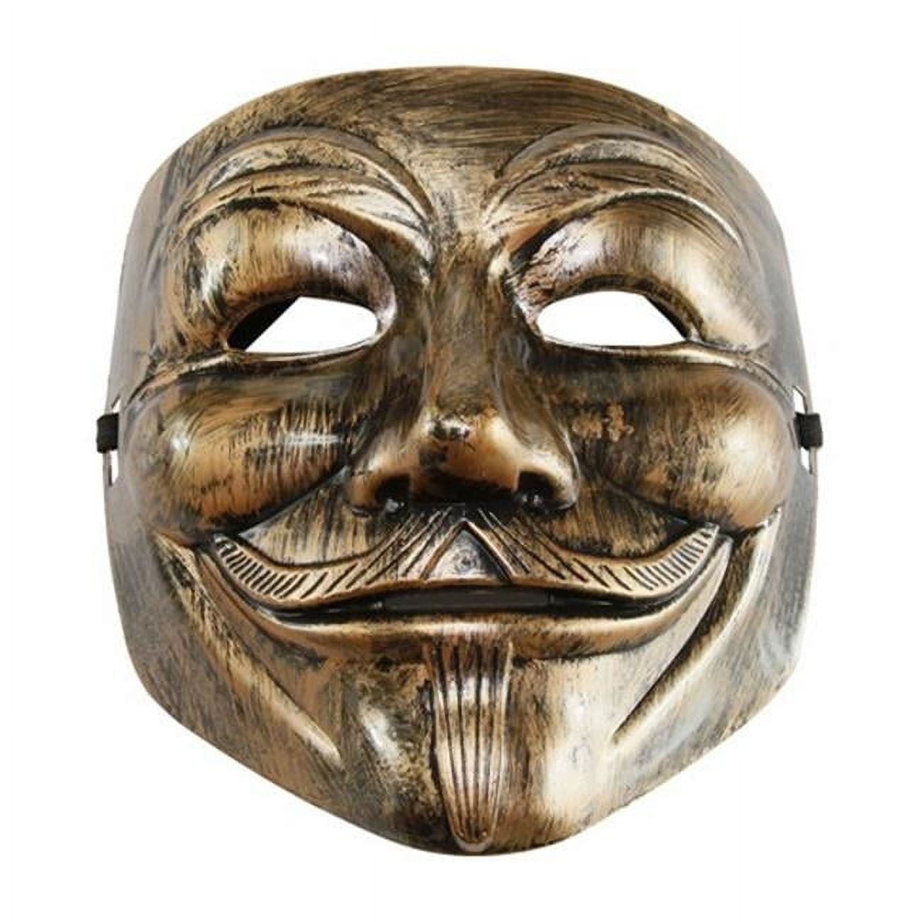 Adult White Guy Fawkes V Anarchist Anonymous Mask Costume