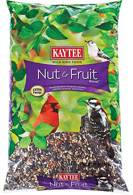 Kaytee 10 LB Nut & Fruit Bird Food Bag Rich Mix Of Healthful Seeds