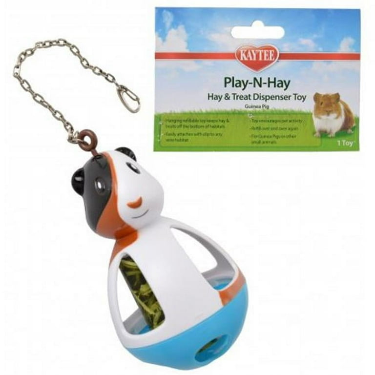 KAYTEE PLAY-N-HAY TREAT DISPENSER TOY GUINEA PIG KAYTEE PLAY-N-HAY TREAT DISPENSER TOY GUINEA PIG