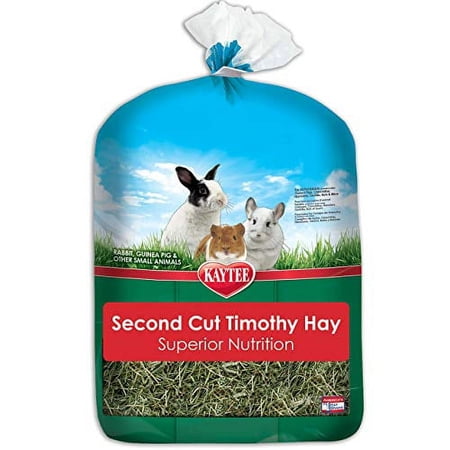Kaytee 2nd Cut Soft and Lush Timothy Hay for Pet Guinea Pigs, Rabbits & Other Small Animals, 6.5 Pound