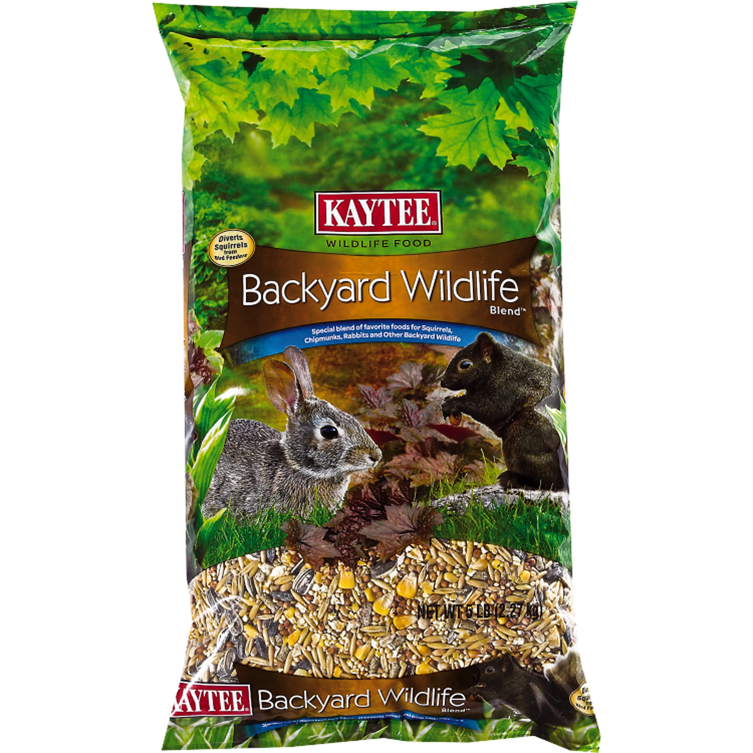 Kaytee Backyard Wildlife Food Blend with Oats and Corn, 5 lb