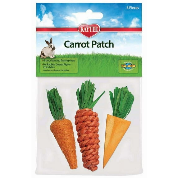 Kaytee Carrot Patch Chew Toy Variety Pack for Small Pets