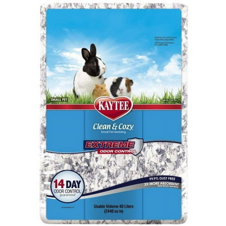 Kaytee Clean & Cozy Extreme Odor Control Small Pet Bedding [Small Pet, Bedding Material] 40 Liters (2440 Cu. In.)