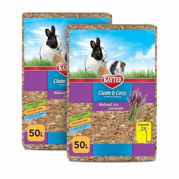 Kaytee Clean & Cozy Natural Bedding with Lavender, 100 Liter