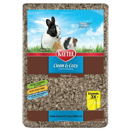 Kaytee Clean & Cozy Natural Paper Bedding 49.2 Liters
