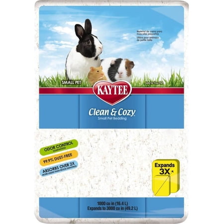 Kaytee Clean & Cozy Small Pet Bedding [Small Pet, Bedding Material] 1,000 Cubic Inches