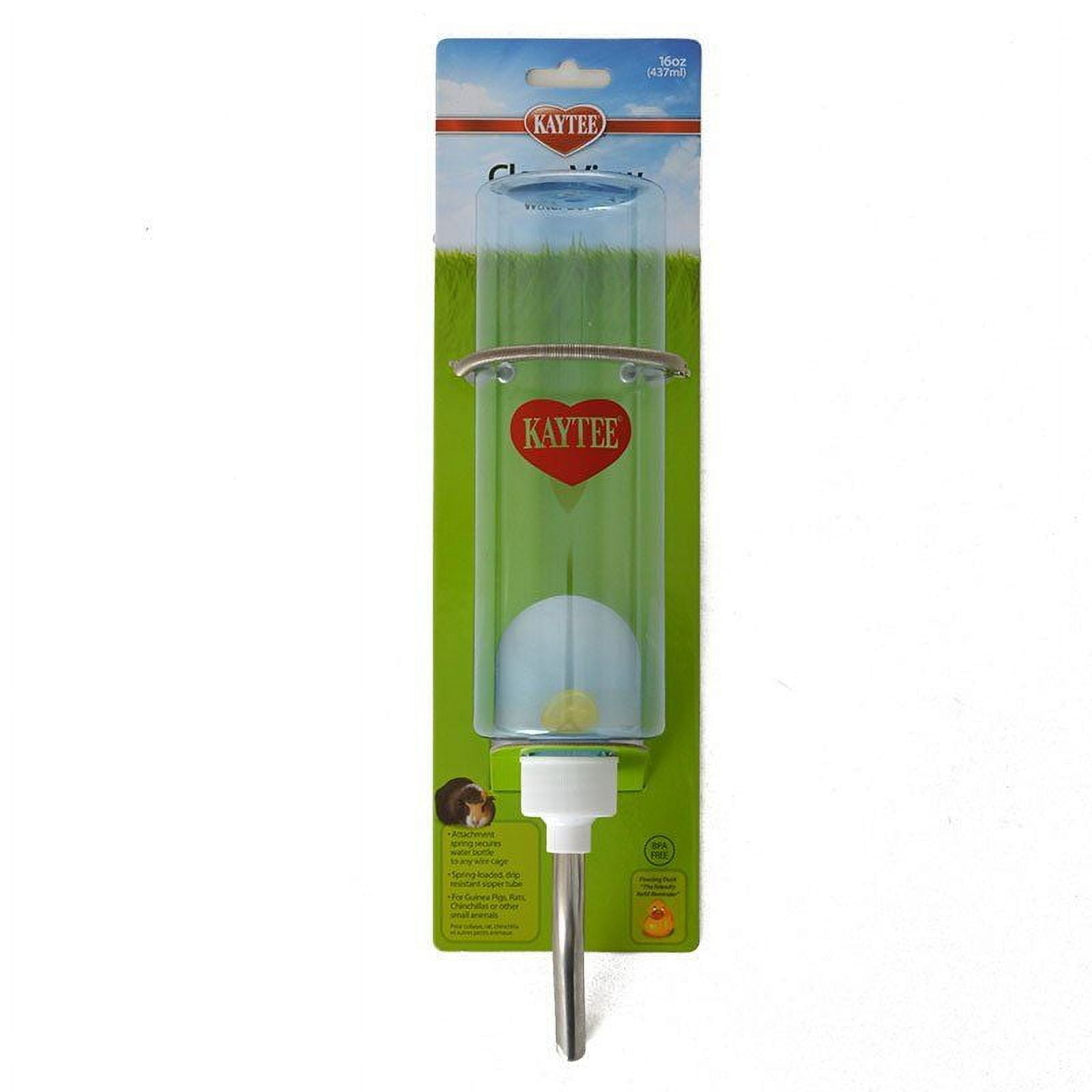 Kaytee Clear View Water Bottle 16 oz Pack of 2