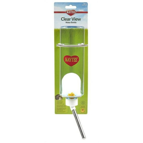 Kaytee Clear View Water Bottle [Small Pet, Water Bottles] 16 oz