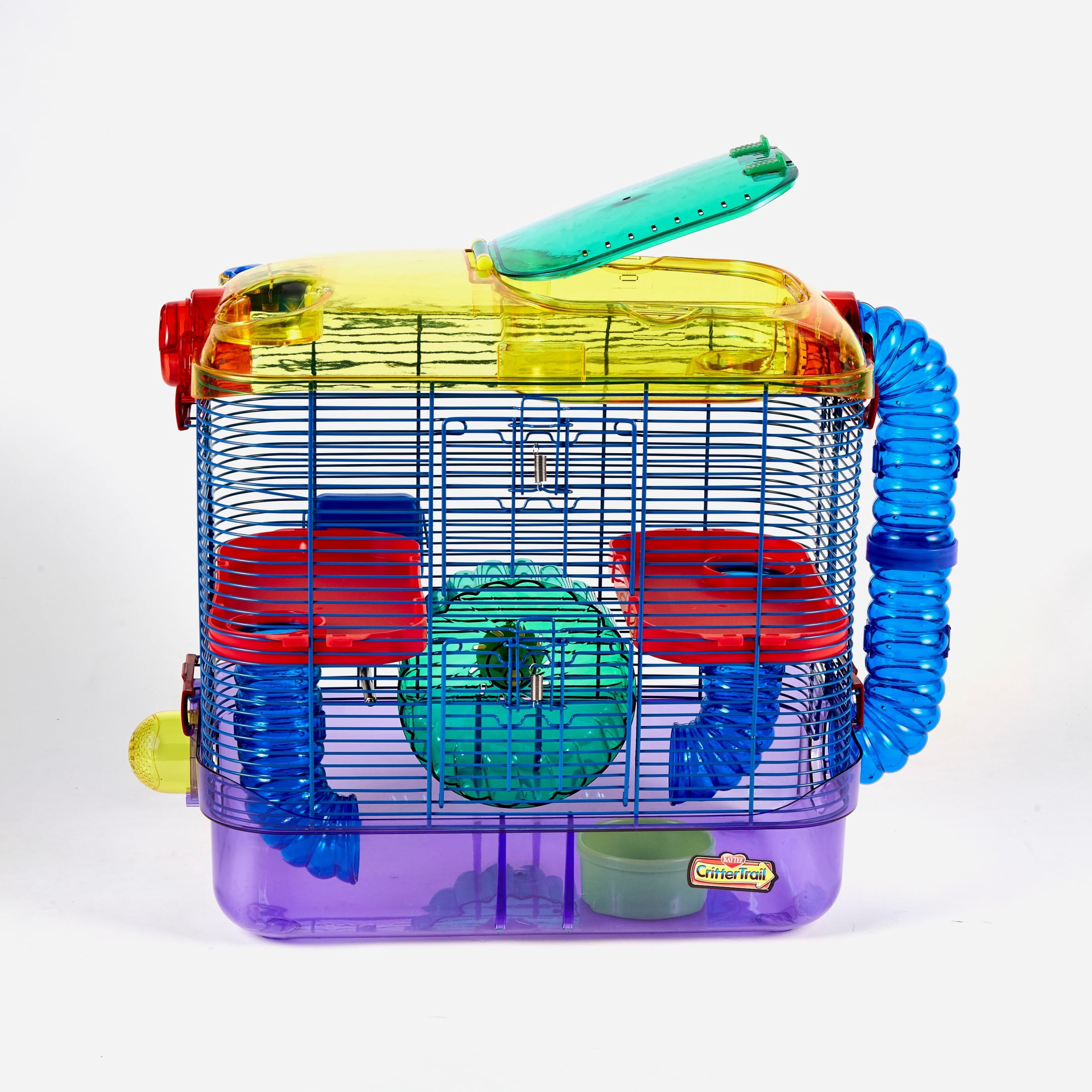Kaytee Critter Trail Two Level Habitat for Pet Dwarf Hamsters, Gerbils or Mice