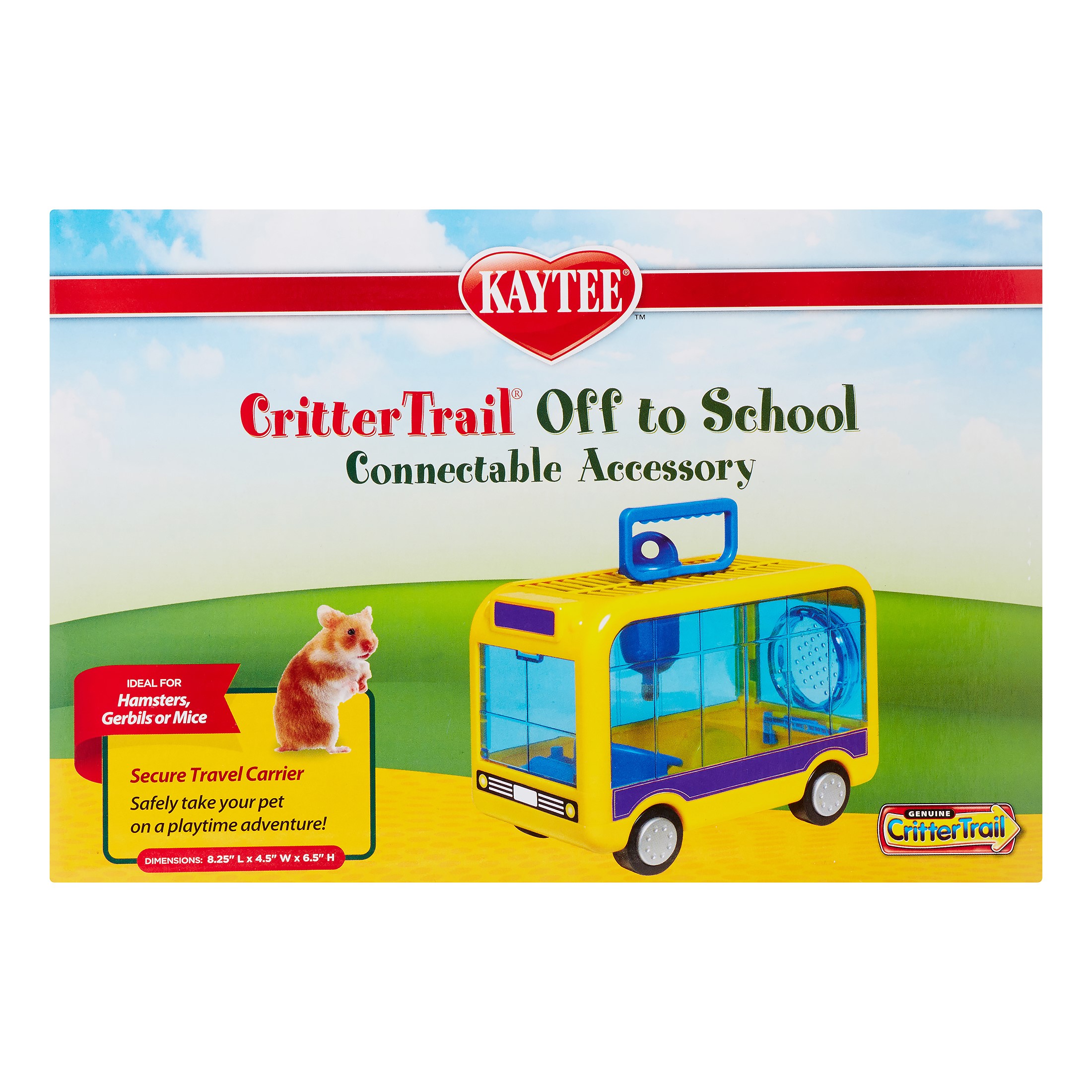 Kaytee CritterTrail Off to School Small Animal Habitat, Small, Assorted Colors - image 1 of 2