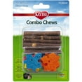 thumbnail image 1 of Kaytee Dental Chew Combo Pack for Small Pets - Apple Wood Sticks  Loofah Puzzle Bites, 1 of 2