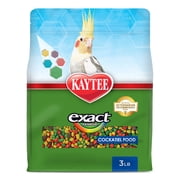 Kaytee Exact Rainbow Cockatiel Bird Food Seet 3 lb
