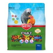 Kaytee Exact Rainbow Parrot & Conure, Pet Bird Food, 4 pounds