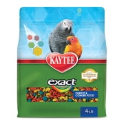 Kaytee Exact Rainbow Parrot & Conure, Pet Bird Food, 4 pounds