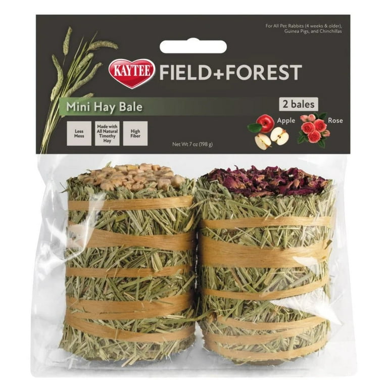 Kaytee Mini Hay Bale Apple Kaytee Mini Hay Bale Apple